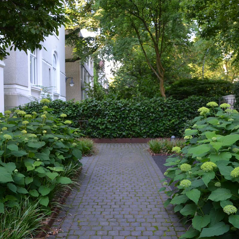 Halbschattiger in HamburgWinterhude Gartengestaltung